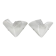 1960s Pair of Murano Glass Wall Lights, Italy