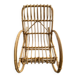 Fauteuil rotin enfant