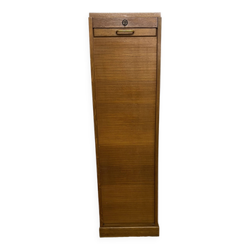 Classeur / Secrétaire / Range document à rideaux Vintage