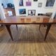 Mahogany dining table varnished year 60