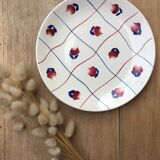 Flowery dessert plates Gien