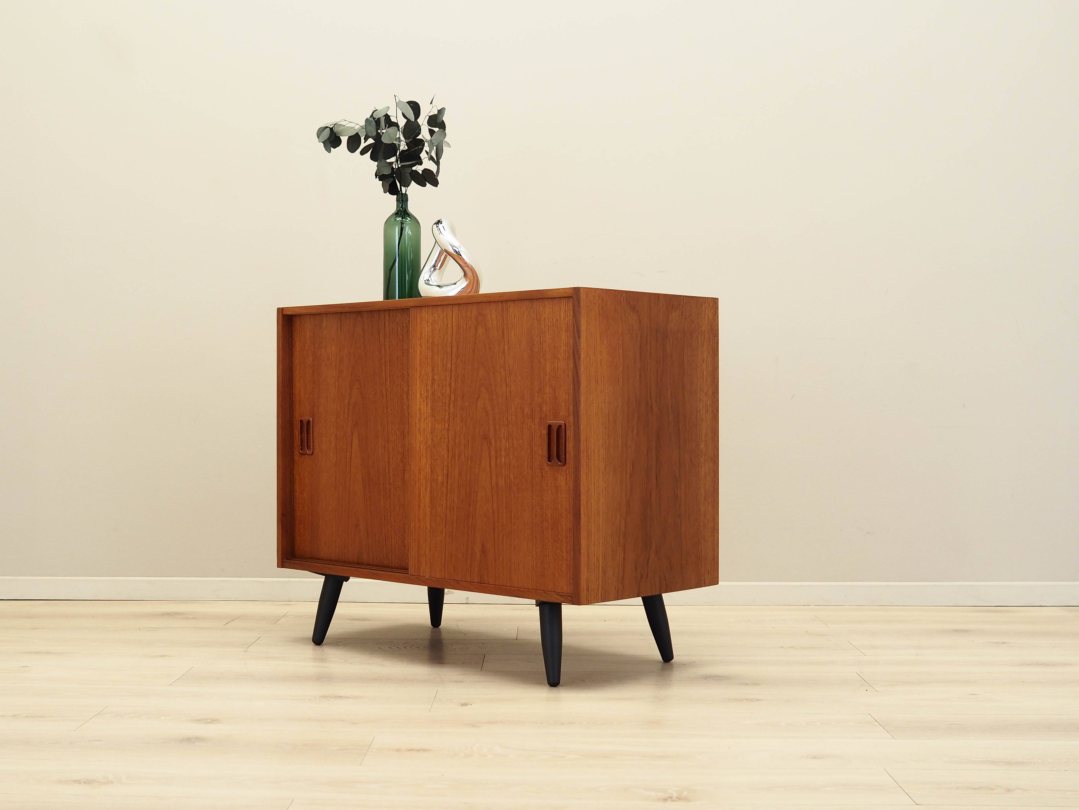 Teak cabinet, Danish design, 1970s, production: Denmark