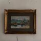 Watercolors on paper depicting rocky coasts 20th century by L. Roger