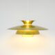 Large gold lamp, Denmark 1970s
