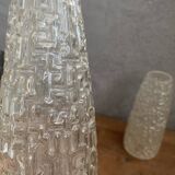 2 geometric glass tulips 17.5 cm for chandelier lamp