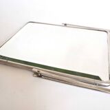 Double and beveled psyche mirror