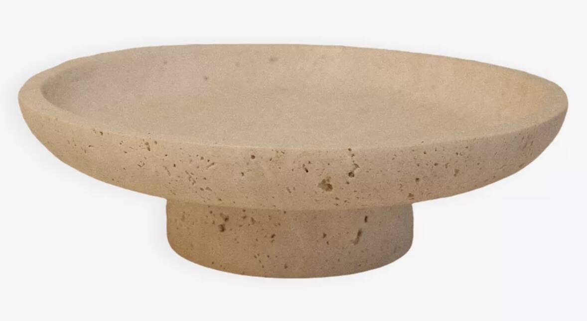 Travertine pocket emptier