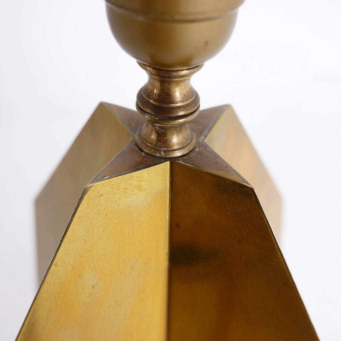 Brass Sculptural Table Lamp - 1960s