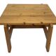 Vintage coffee table pinewood minimalist 1970s design
