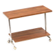 Vintage serving trolley / side table / TV cabinet made of teak from the 196