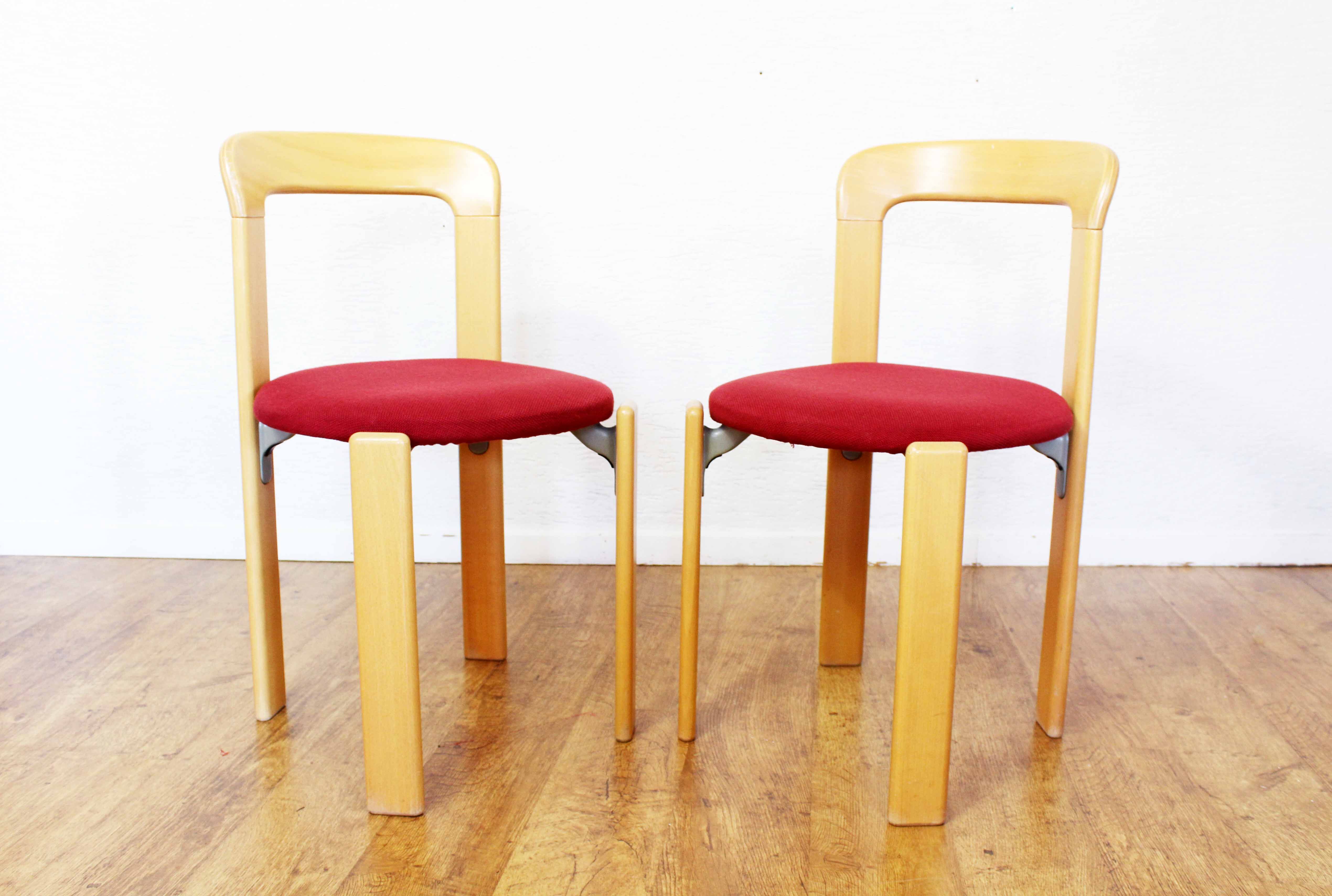 Paire de chaises Bruno Rey