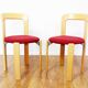 Paire de chaises Bruno Rey