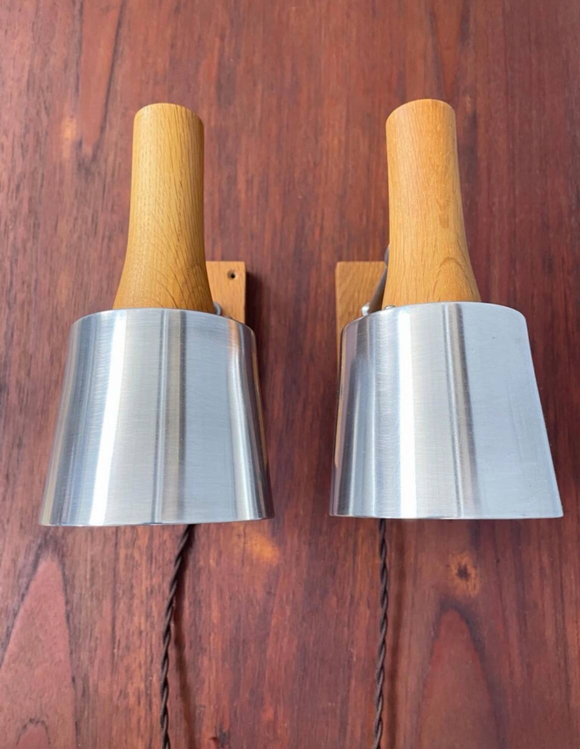 Mid-Century Wall Lamps by Lyfa from Denmark