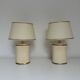 2 lampes à poser céramique 1980