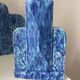 Odyv 1940 Art Deco Blue Fireplace Trim