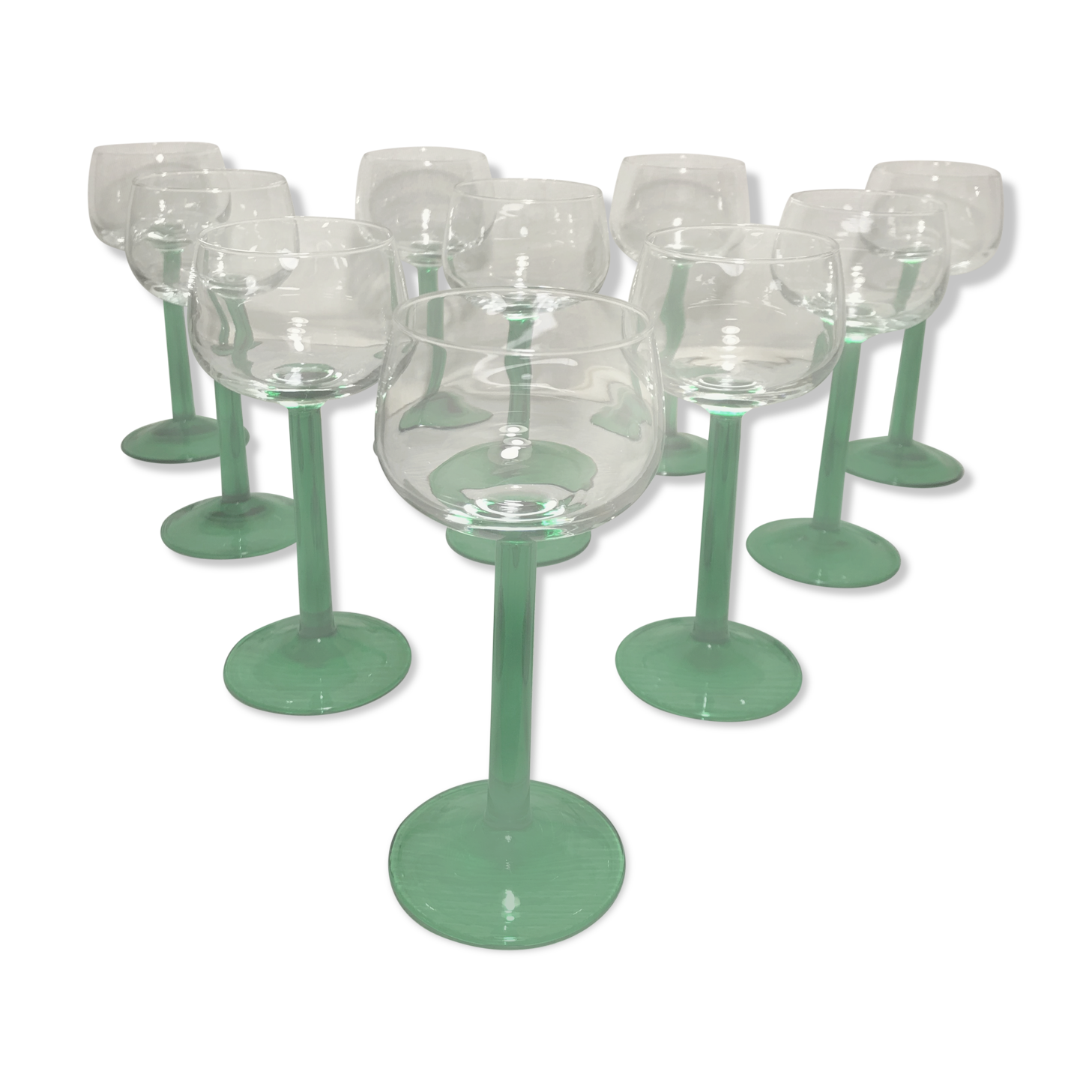 Series of 10 Alsace wine glasses