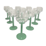 Series of 10 Alsace wine glasses