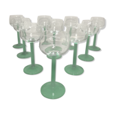 Series of 10 Alsace wine glasses
