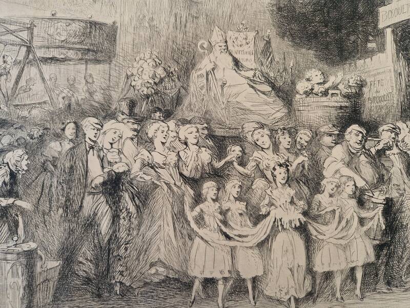 Omer Désiré Bouchery (1882-1962) - Etching