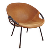Lusch & Co circle armchair in leather