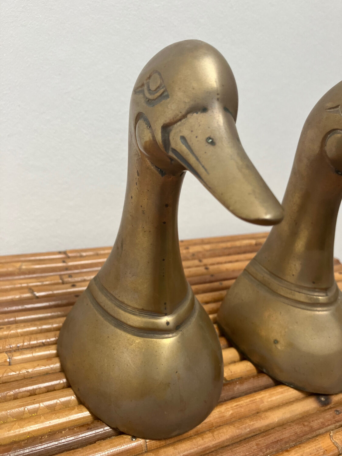 Brass Duck bookends