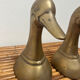 Serre-livres Canards en laiton