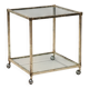 Vintage double-tiered dessert trolley, Italy, 1960s
