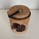 Vintage cigarette holder 1960 Longchamp suede horse - 11 x 10 cm