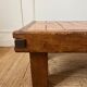 Coffee table in oak and ceramic, mid-20th century