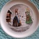 Vintage dessert service Les fables de la Fontaine