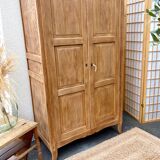 Raw wood wardrobe