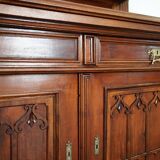 Eclectic oak cupboard, German design, inter-war period, production: Germany