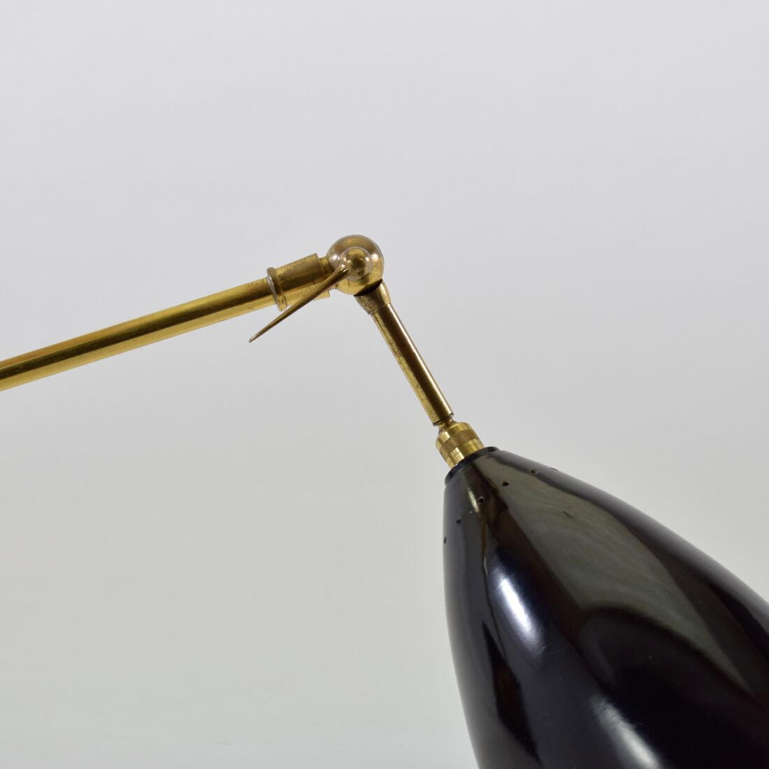 Large pair of vintage Italian wall light brass 1960 certified original edition, no copy