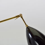 Large pair of vintage Italian wall light brass 1960 certified original edition, no copy