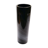 Agate glass cylinder vase, Maure Vieil 1970