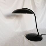 Mushroom lamp in black lacquered steel model Z290, Veneta Lumi, Italy, 1980