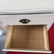 Patinated wooden chest of drawers