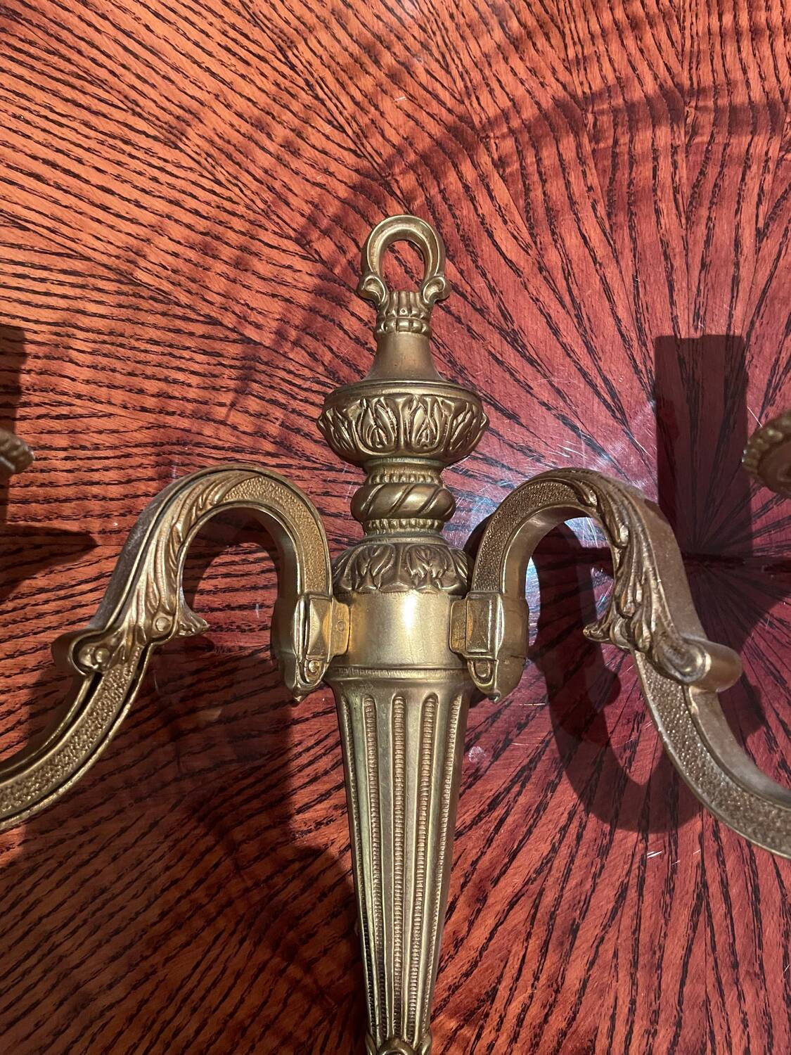 Paire applique bronze style empire design Péris Andreu