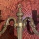 Paire applique bronze style empire design Péris Andreu