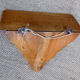 Old fruit wooden shelf