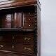 Secretary – Polished oak – Green felt cloth & brass handles – 4 drawers – 1820s