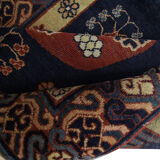 Handwoven antique wool khotan rug- 119x286cm