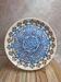 Large vintage wall plate in ceramic from Kütahya, signed – hand-painted oriental decoration.
