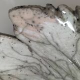 Raku ceramic leaf bowl – unique piece