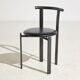 Ensemble de 6 MK9170 CHAISE À CADRE MÉTALLIQUE DE STYLE POSTMODERNE