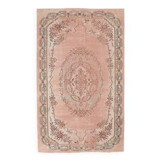 Tapis persan oriental brun cuivré 5x9 166x273 cm