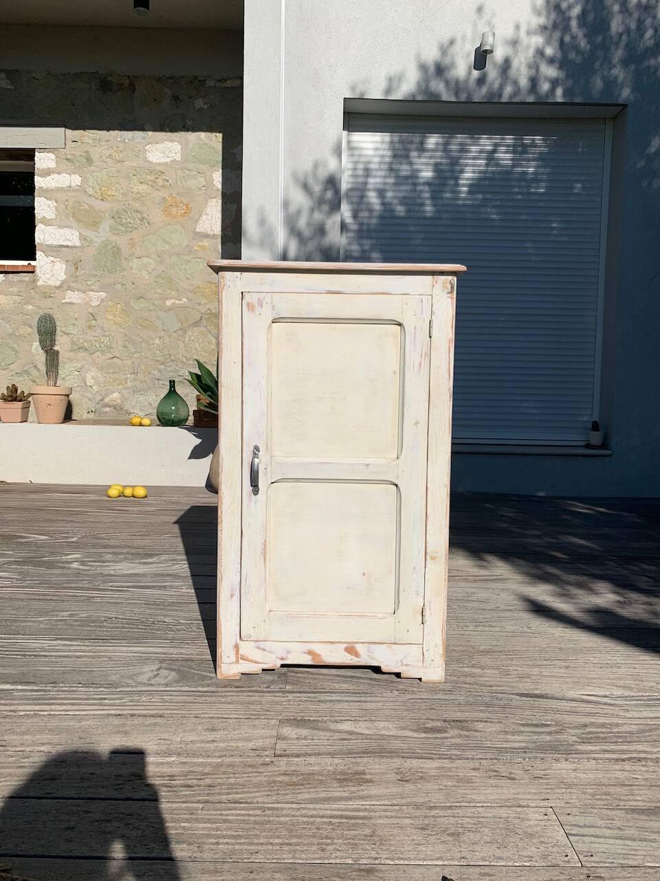 Petite armoire patinée