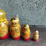 5 russian matryoshka dolls