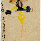 Sketch by Christian Lacroix