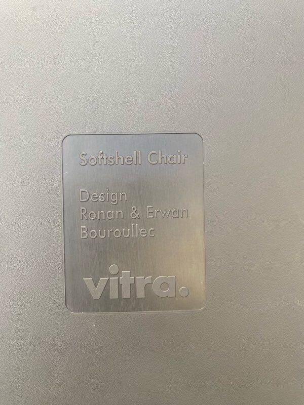 Set of 8 Vitra Softshell Bouroullec chairs